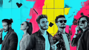 A group of men and women