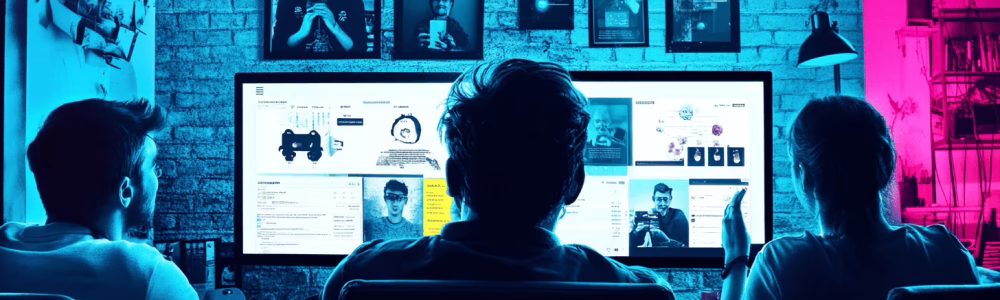 A startup team watching their user dashboard update1